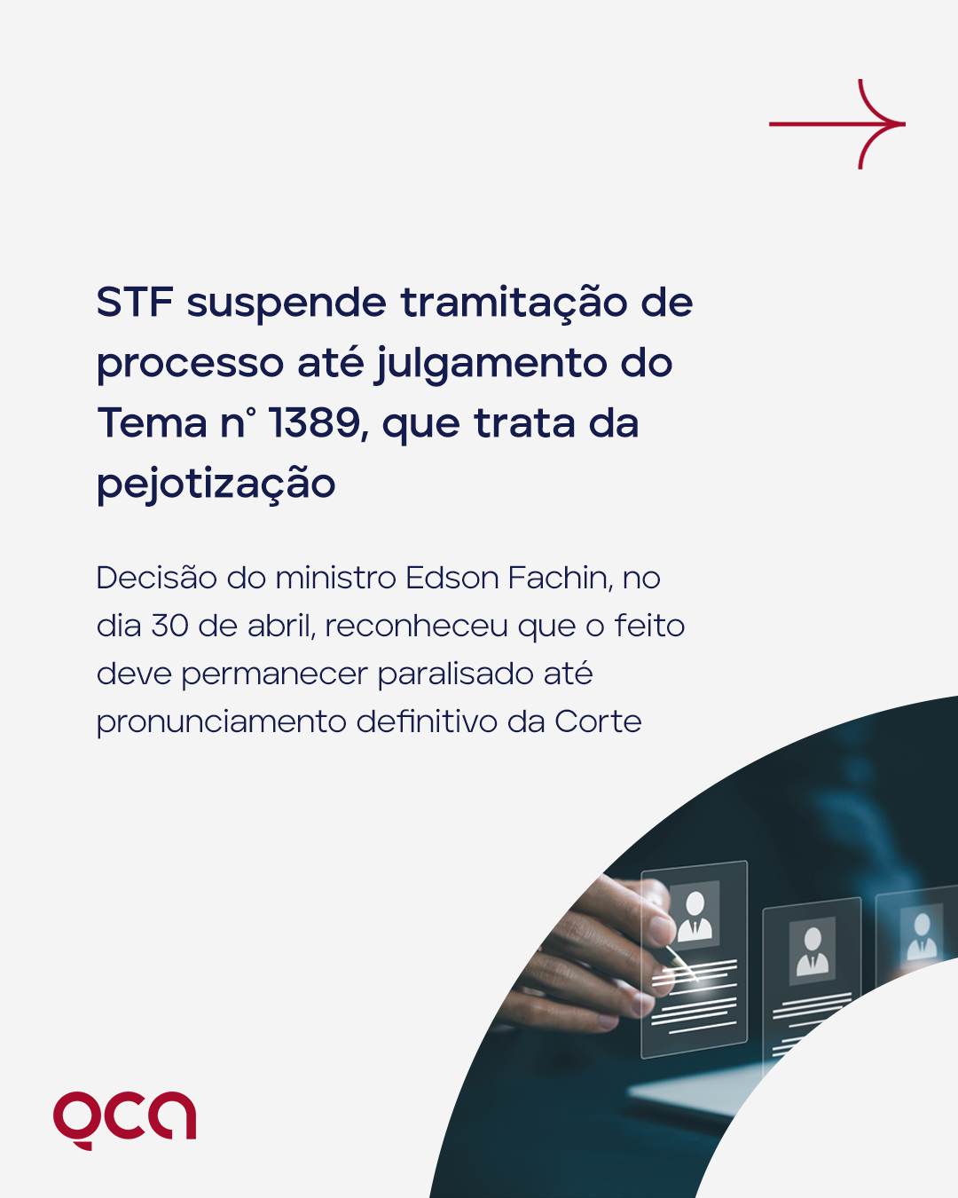 STF suspende tramitação de processo até julgamento do Tema nº 1389
