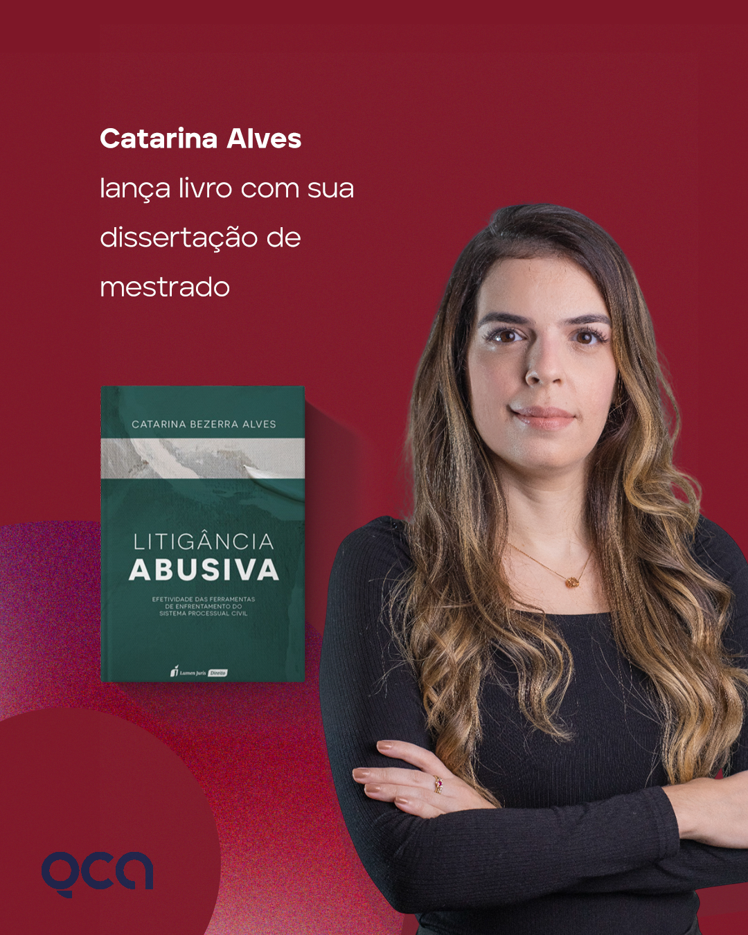 Catarina Alves lança livro com sua dissertação de mestrado